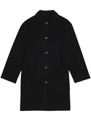 AMI Paris single-breasted car coat - Black