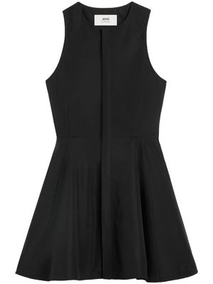 AMI Paris sleeveless cotton minidress - Black