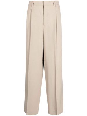 AMI Paris straight-leg pleat-detail trousers - 265