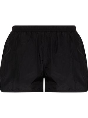 AMI Paris straight-leg swim shorts - Black