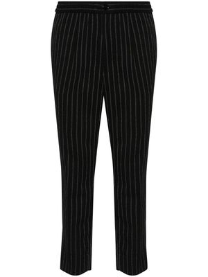 AMI Paris striped wool trousers - Black