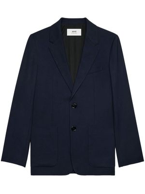 AMI Paris tailored single-breasted blazer - Blue