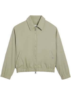 AMI Paris virgin-wool bomber jacket - Green