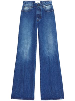 AMI Paris wide-leg denim jeans - Blue