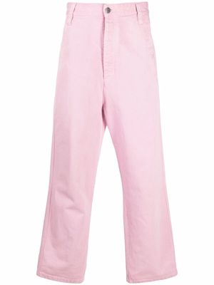 AMI Paris wide-leg jeans - Pink