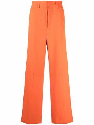 AMI Paris wide-leg tailored trousers - Orange