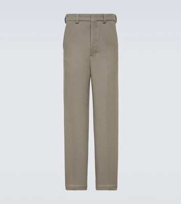 Ami Paris Wool-blend straight pants