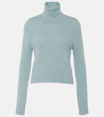 Ami Paris Wool-blend turtleneck sweater