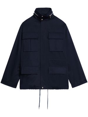AMI Paris zip-up pocket-detail jacket - Blue