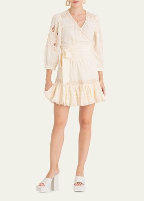 Amie Embroidered Mini Skirt