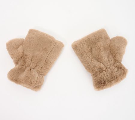 Amiee Lynn Accessories Faux Fur Fingerless Gloves