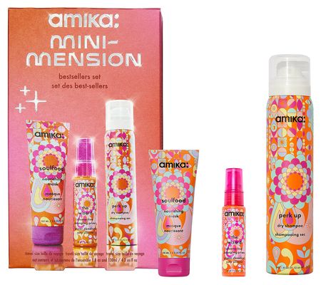 amika Mini-Mension 3-pc Hair Set