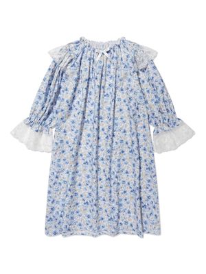 Amiki Juliette floral-print dress - Blue