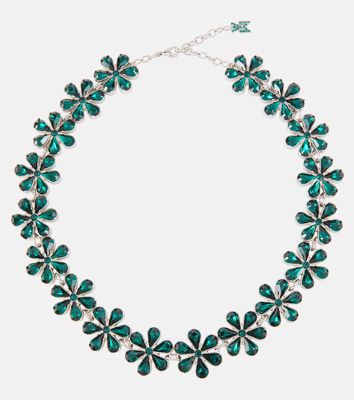 Amina Muaddi Embellished choker necklace