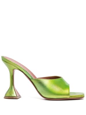 Amina Muaddi Lupita 90 open-toe sandals - Green