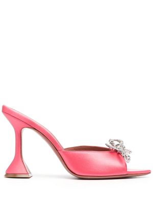 Amina Muaddi Rosie 100mm crystal-embellished sandals - Pink