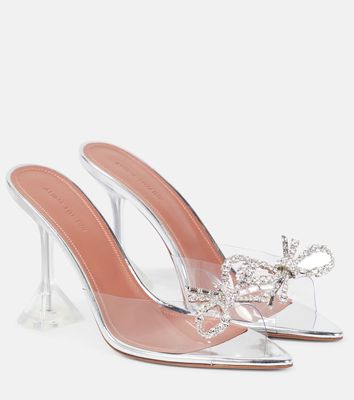 Amina Muaddi Rosie crystal-embellished PVC sandals