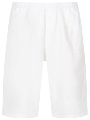 Amir Slama animal-jacquard bermuda shorts - White