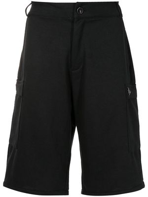 Amir Slama cargo-pocket cotton bermuda shorts - Black