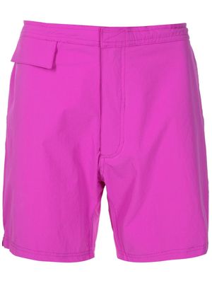 Amir Slama concealed front-fastening shorts - Pink
