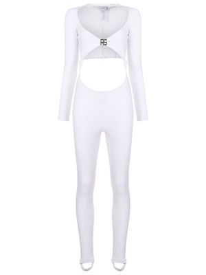 Amir Slama cut-out detail jumpsuit - White