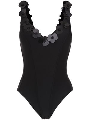 Amir Slama embellished swimsuit - Black