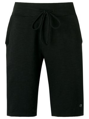 Amir Slama embroidered-detail knee-length shorts - Black