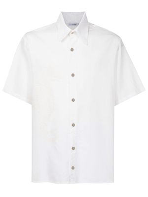Amir Slama embroidered short-sleeve shirt - White
