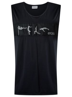 Amir Slama Eras-print sleeveless tank top - Black