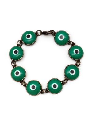 Amir Slama Evil Eye charm bracelet - Green