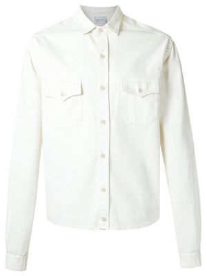 Amir Slama flap pockets shirt - White