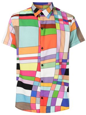 Amir Slama graphic-print cotton shirt - Multicolour