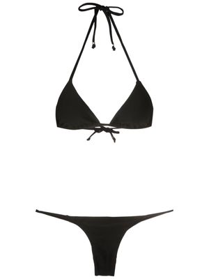 Amir Slama halterneck tie-fastening bikini - Black