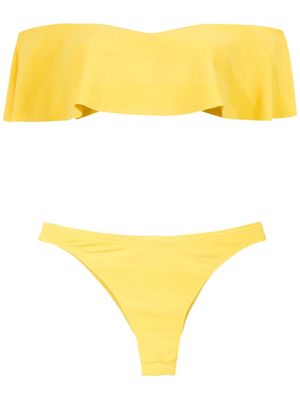 Amir Slama off the shoulder bikini set - Yellow