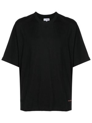 Amir Slama seahorse-print cotton T-shirt - Black