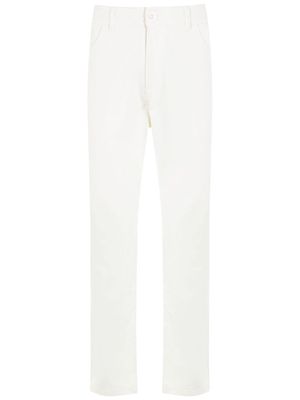 Amir Slama straight-leg cotton trousers - White