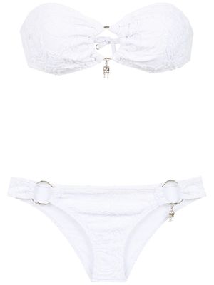 Amir Slama strapless bikini set - White