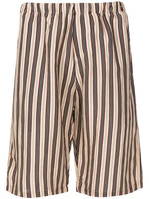 Amir Slama striped elasticated-waist shorts - Multicolour