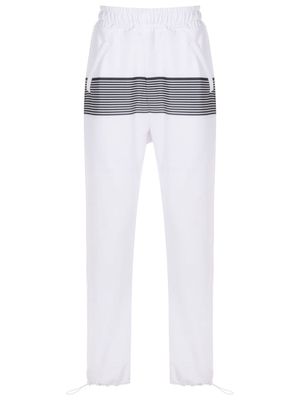 Amir Slama striped straight-leg track pants - White