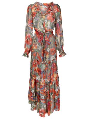 Amir Slama x Cesca Civita floral-print silk dress - 99