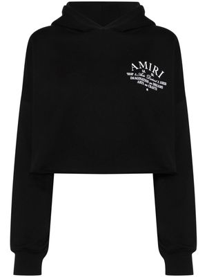 AMIRI Arts District cropped hoodie - Black