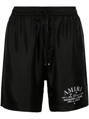AMIRI Arts District silk shorts - Black