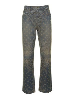 AMIRI Bandana Jacquard Straight Jean