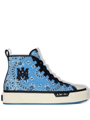 AMIRI Bandana M.A.Court high-top sneakers - Blue