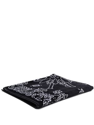 AMIRI bandana-print beach towel - Black