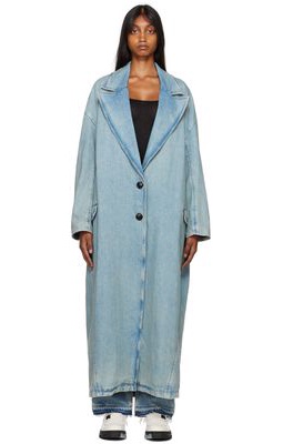 AMIRI Blue Faded Denim Jacket