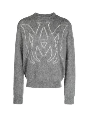 AMIRI Brushed Mohair Ma Logo Crew