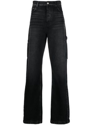 AMIRI cargo-pocket straight-leg jeans - Black