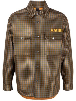 AMIRI check-print jacket - Green