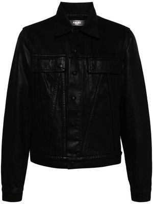 AMIRI coated denim jacket - Black